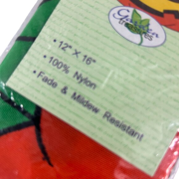 C&F Trading Mini Flag 12" X 16" Halloween Jack O Lantern Pumpkin Leaves New - Picture 5 of 6